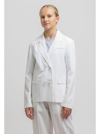 Double Breasted Notch Lapel Blazer - Co Ords -Sale