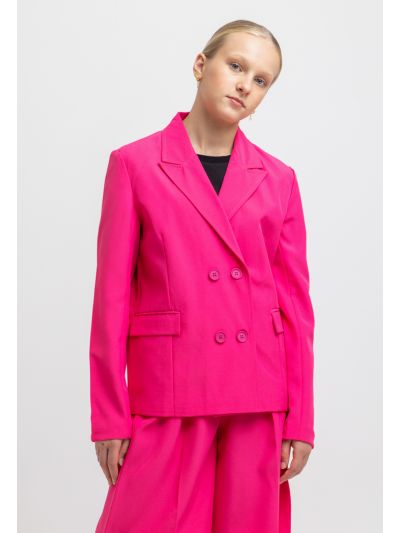Double Breasted Notch Lapel Blazer - Co Ords -Sale