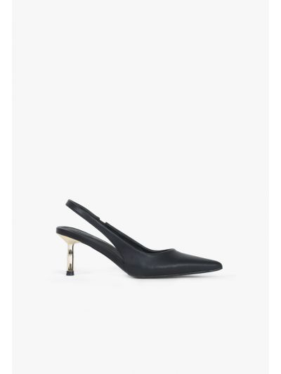 Classic PU Leather Slingback Pumps