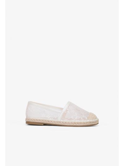 Floral Lace Espadrille Sandals