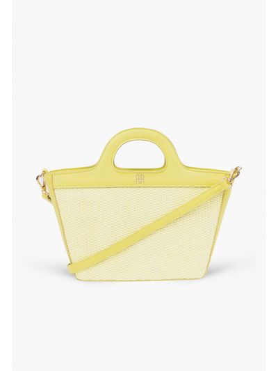 Modern Woven Straw Handbag