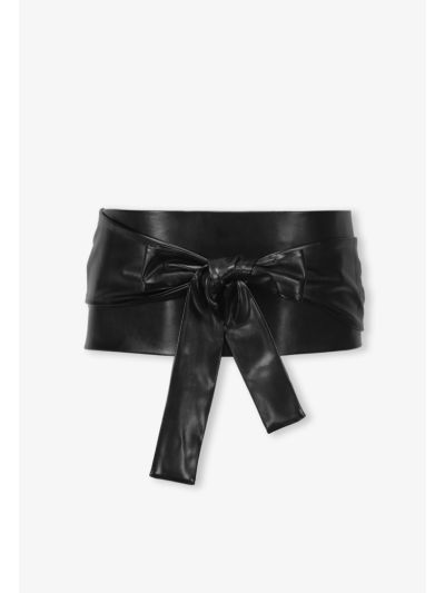 Solid Tie Waist Belt