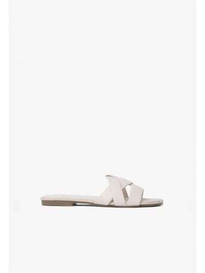 Iconic PU Leather Flat Slides