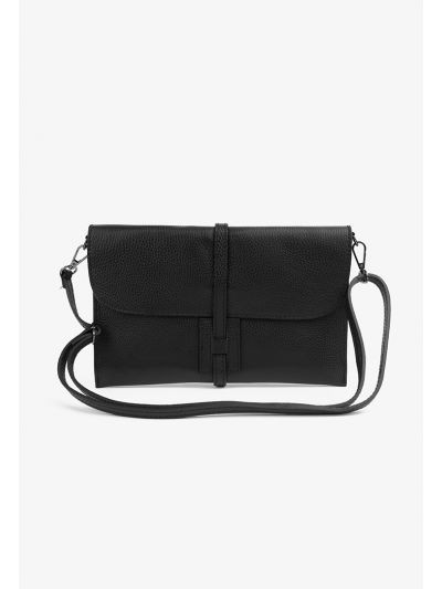 Solid Genuin Leather Clutch Bag