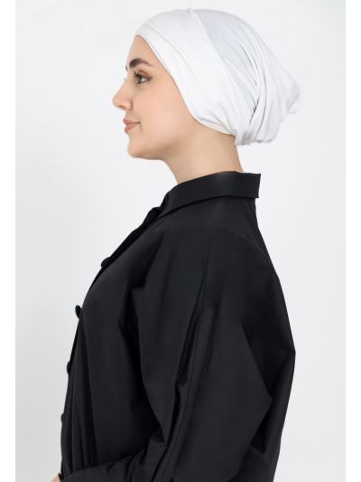 Solid Pleated Undercap 