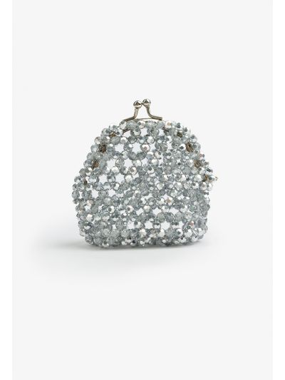Mini Crystal Bead Clutch