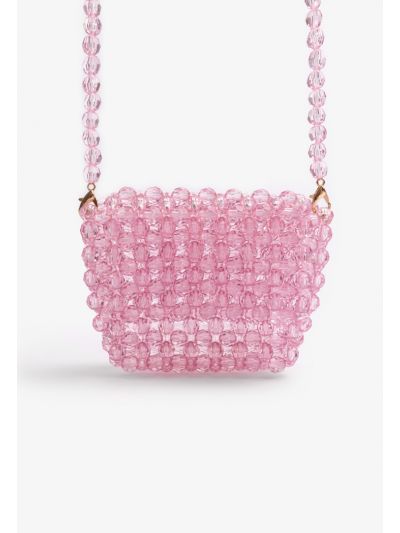 Mini Crossbody Crystal Bead Bag