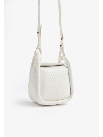 Textured Leather Mini Crossbody Bag