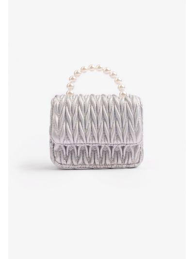 Textured Metallic Mini Crossbody Bag