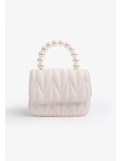 Quilted Metallic Mini Crossbody Bag