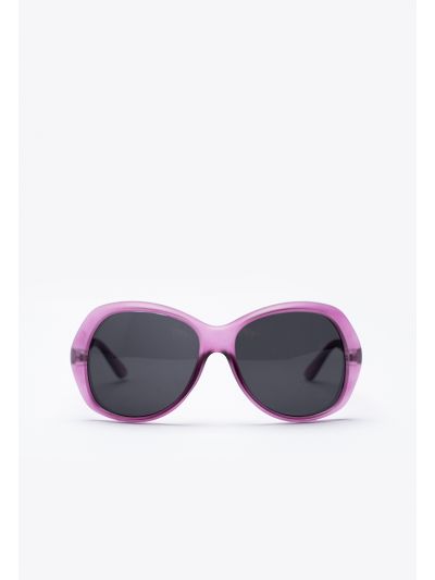Oval Tinted Hill Frame Sunglasses