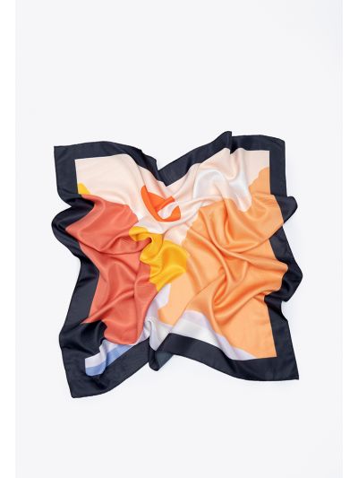 Aesthetic Minimalist Mountain Wall Print Scarf -Sale
