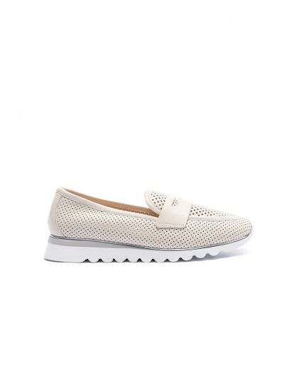 Breathable Real Leather Slip On Loafers -Sale