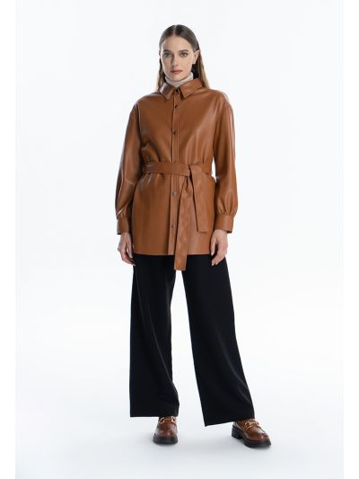 Solid Casual Straight Fit Trouser