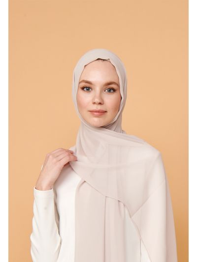 Plain Crip Shiffon Hijab