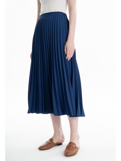 Accordion Pleated Flared Skirt -Sale