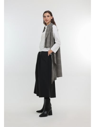 Multipatterned Shawl Design Gilet -Sale