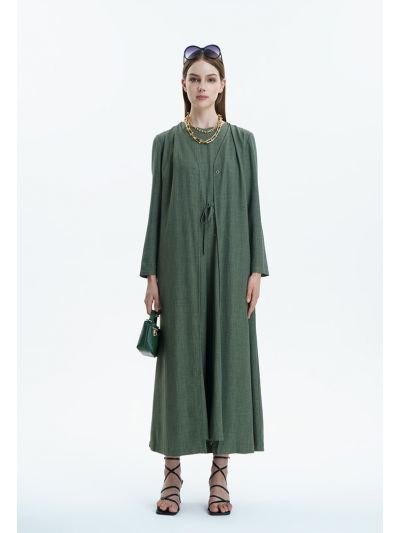 Jumpsuit With Attached Outerwear Set -Sale