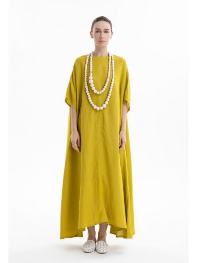 Single Tone Oversize Linen Dress