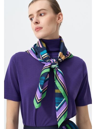 Printed Square Scarf