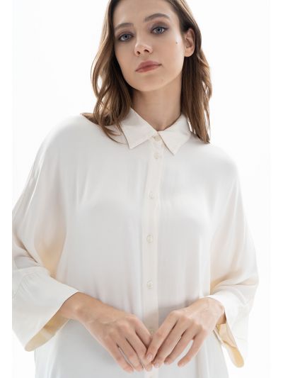 Casual Solid Oversize Shirt -Sale