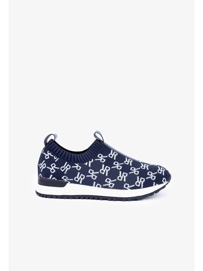 Sporty Monogram Laceless Sneakers