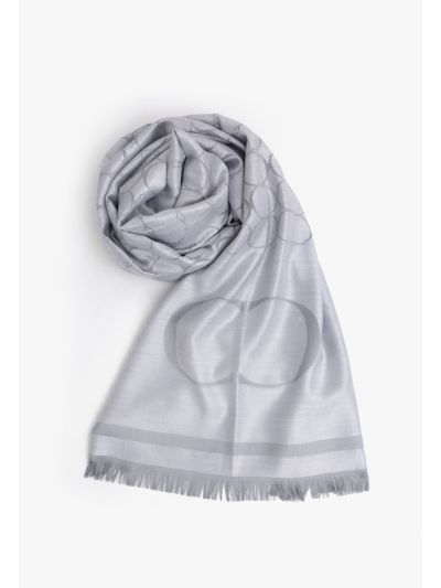 Printed Monogram Shawl
