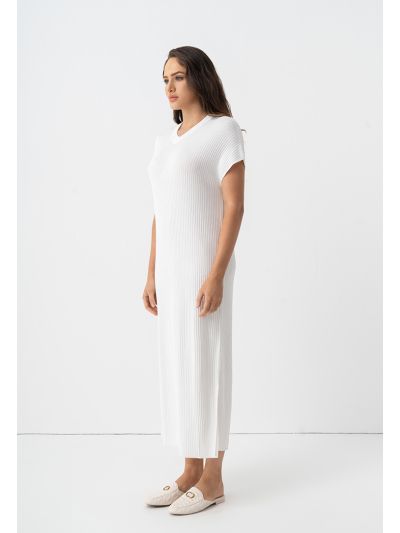 Sleeveless Knitted Maxi Dress