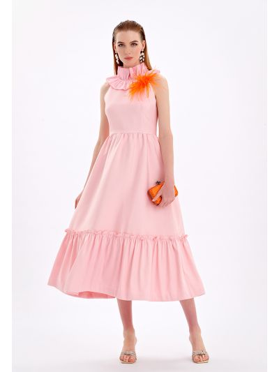 Sleeveless Tiered Maxi Party Dress -Sale