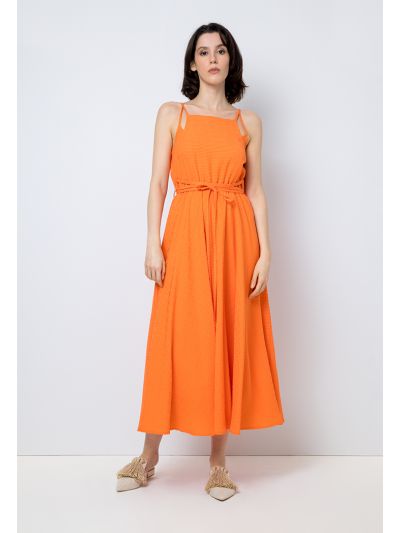 Solid Sleeveless Dress