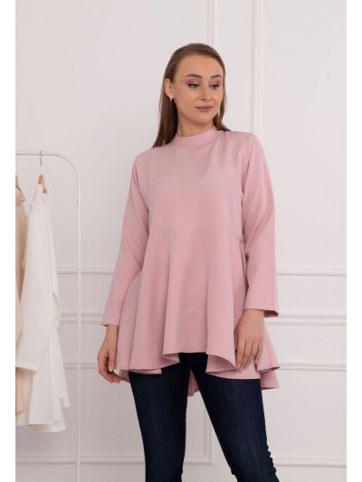 Flared Solid Blouse