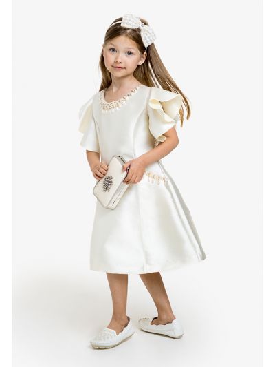 Crystal Embellished A Line Dress