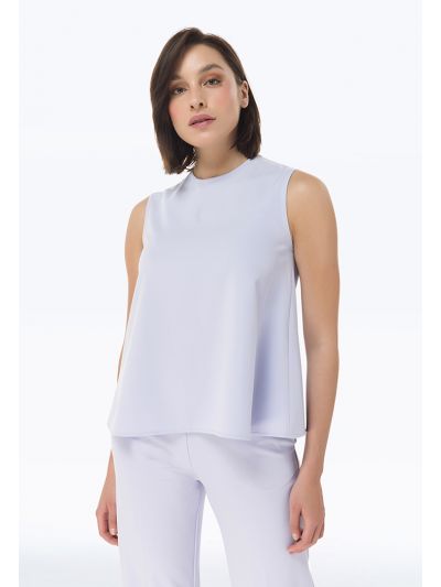 Solid Sleeveless Classic Top -Sale