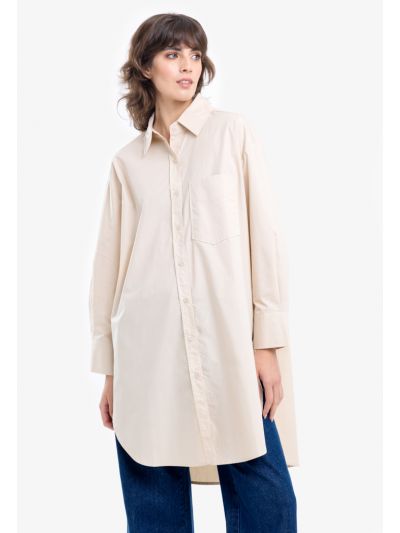 Classy Oversize Solid Shirt
