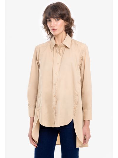 High Low Loose Fit Shirt -Sale