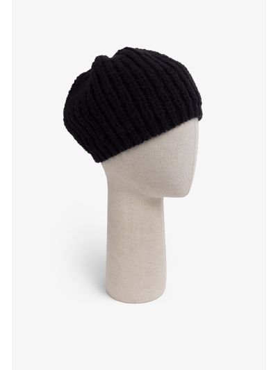 Solid Woven Beret Hat