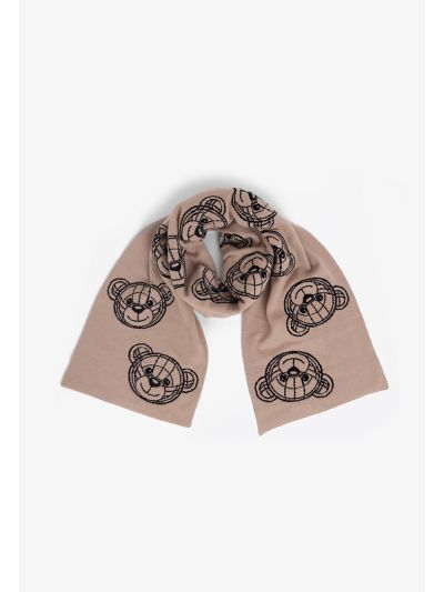 Green & Pink Monogram Logo Scarf - TK Maxx UK