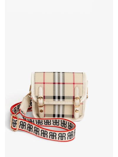 Checked Crossbody Bag