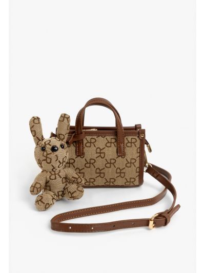 Printed Monogram Crossbody Bag