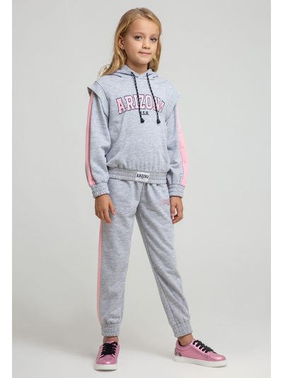 Arizona Front Print Hoodie and Sweatpants Casual Set