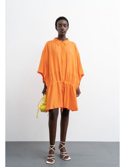 Baggy Blouse With Drawstrings -Sale