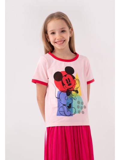 Disney Contrasting Ribbed T-Shirt