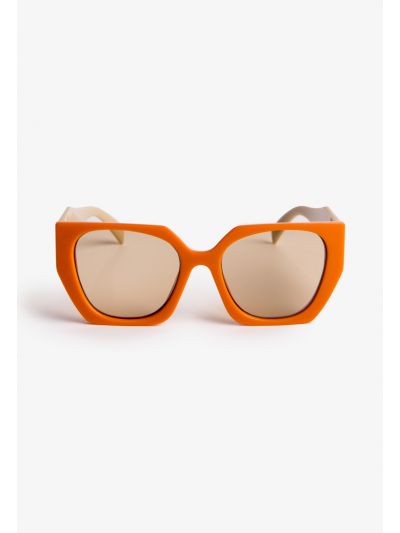 Dramatic Oversized Cateye Sunglasses