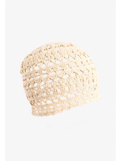 Solid Knitted Crochet Hat
