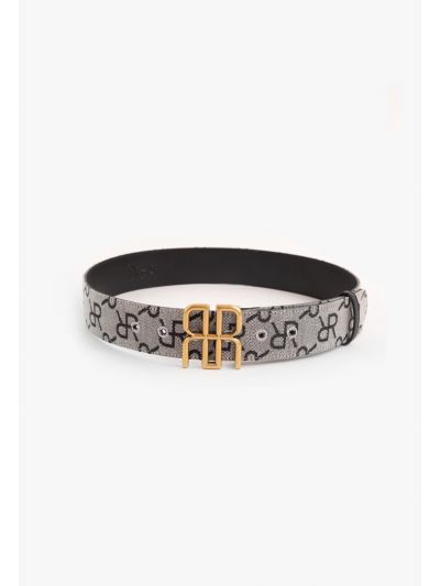 Monogram Emblem Belt