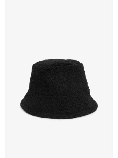 Reversible Faux Shearling Bucket Hat