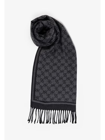 Printed Monogram Winter Scarf