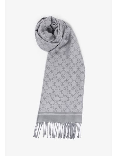 Printed Monogram Winter Scarf