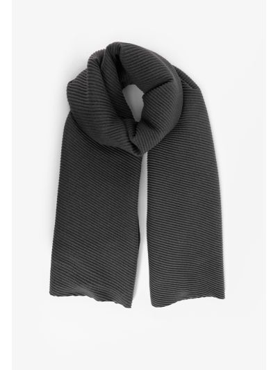Solid Textured Winter Scarf