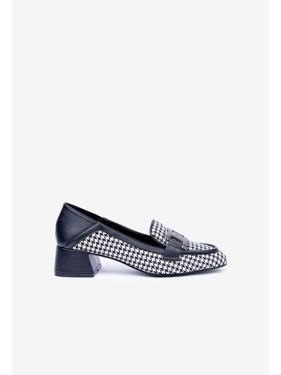 Chunky Chain Heeled Loafers
